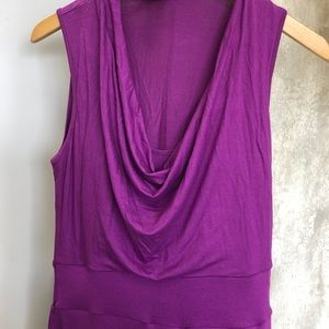 Drape Neck Dress